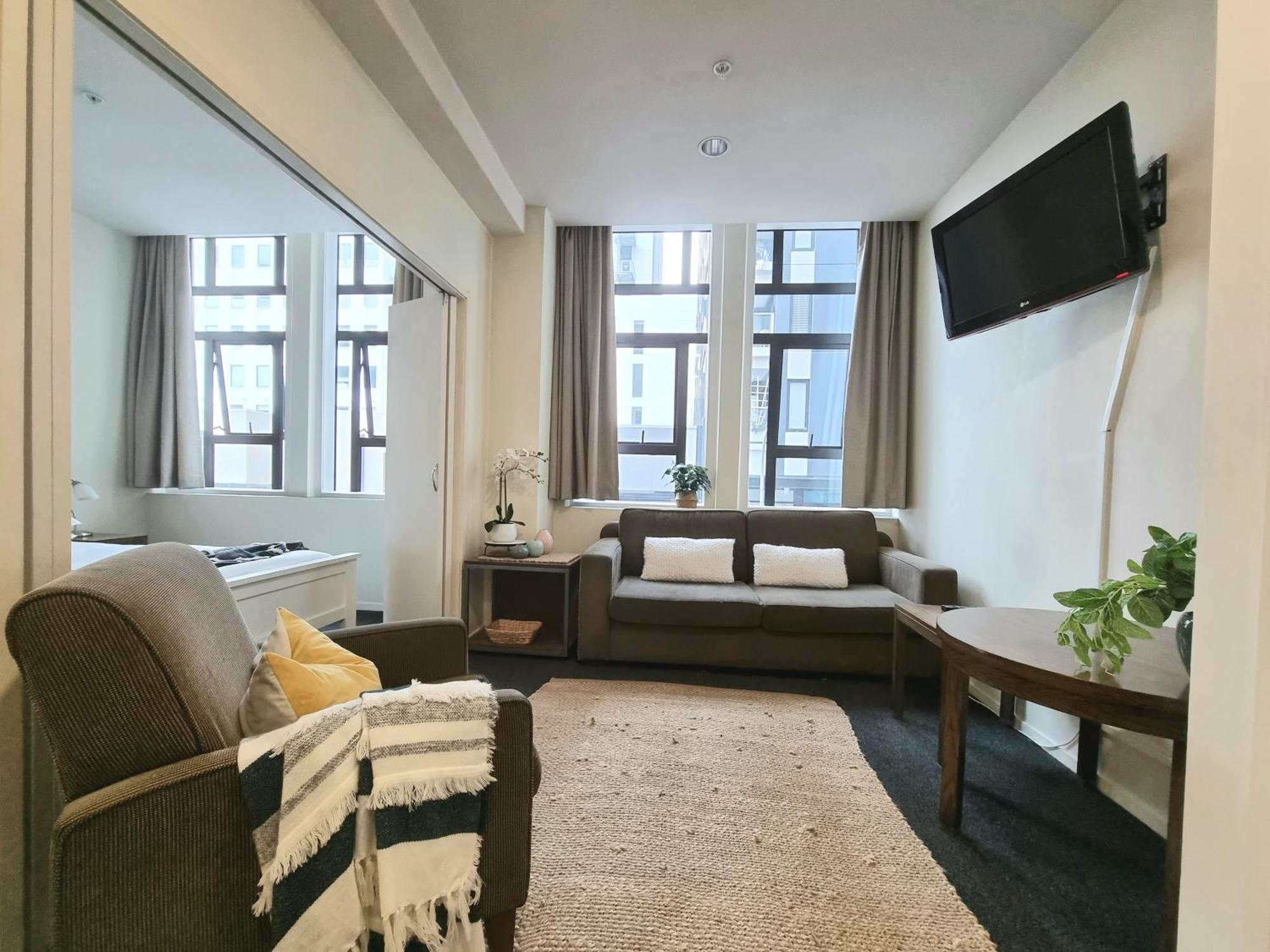 Urban Deco Apartment On Queen Street オークランド 部屋 写真