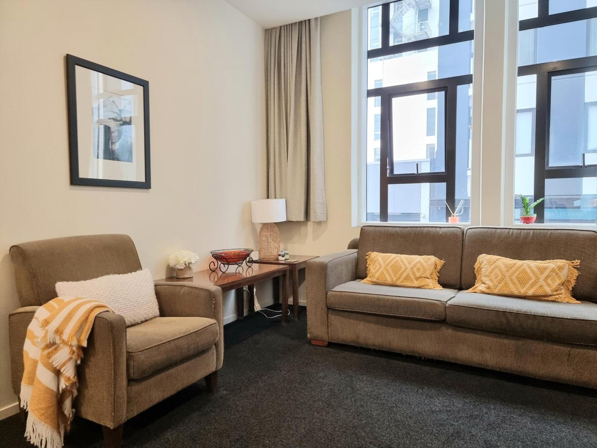 Urban Deco Apartment On Queen Street オークランド 部屋 写真