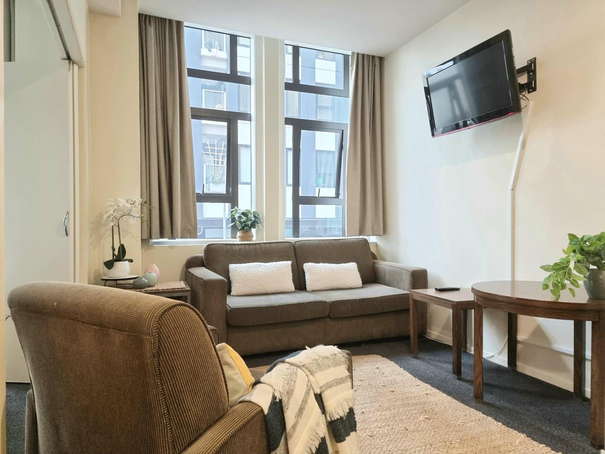 Urban Deco Apartment On Queen Street オークランド 部屋 写真